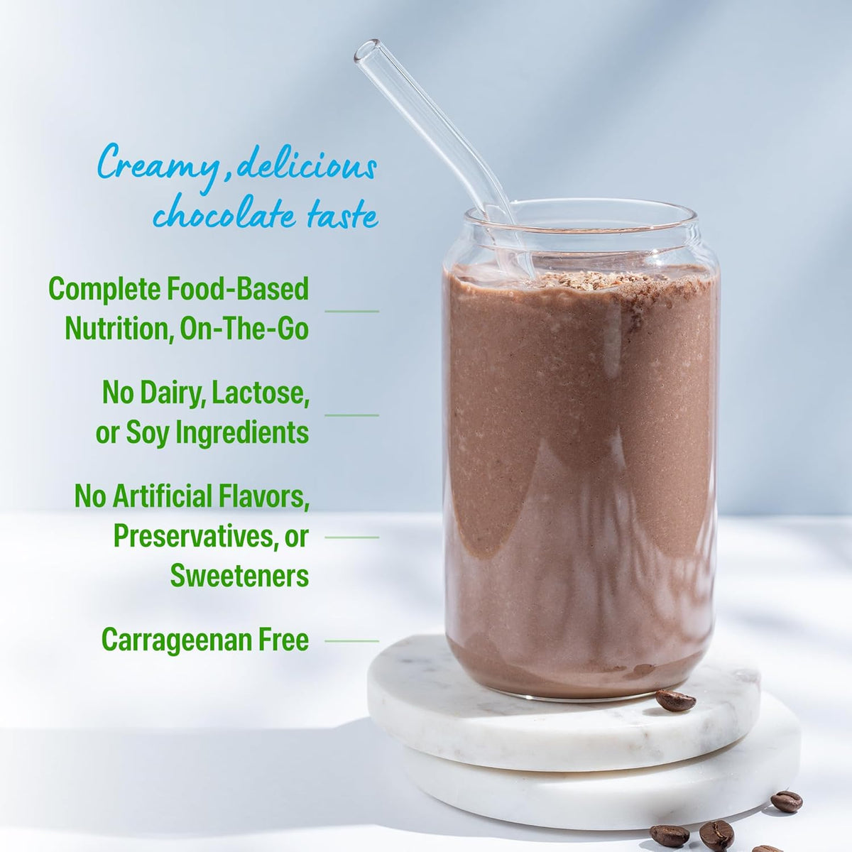 Orgain Organic 20g Meal Protein Powder, Vegan, Chocolate Fudge, 2.01 lb