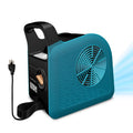 Air Mover Blower Fan - Floor Fan for Cooling,Drying and Exhausting at Home,Job Site,Garage,Shop, 3 Speeds Portable Utility Fan, 2 AC Outlets and Circuit Breaker with Reset