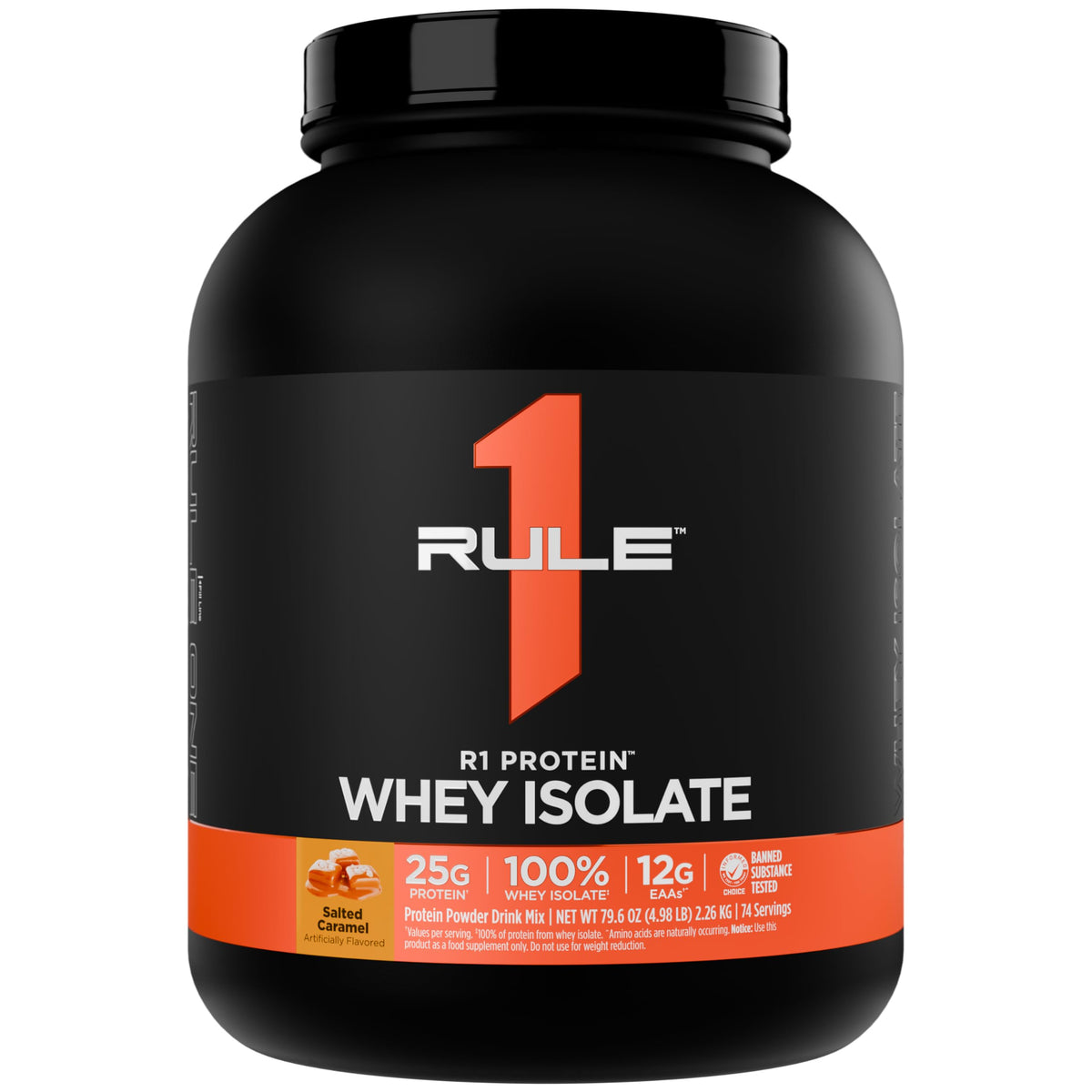 Rule 1 Proteins R1 Protein Whey Isolate, Vanilla Creme, 76 Servings